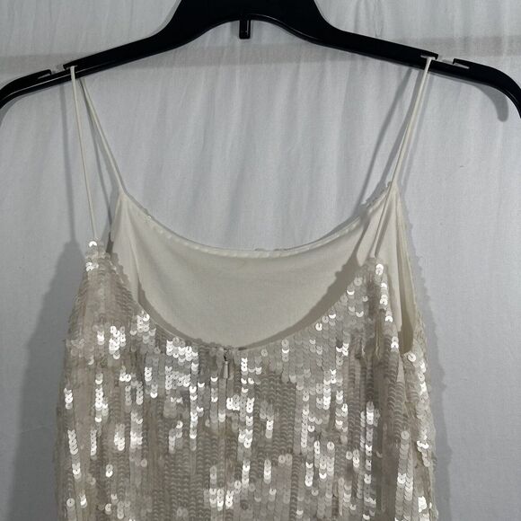 NEW Mac Duggal [ 4 ] Sequined Mixed Media Floral Embellished Mini Dress‎ S1068 - Picture 15 of 16